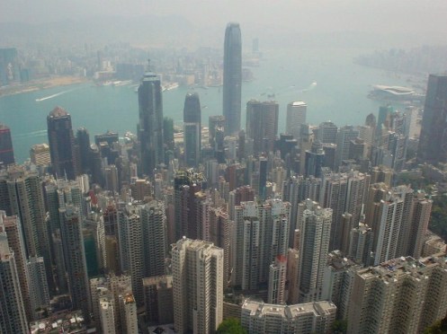 HONG KONG  (View from Victoria Peak)